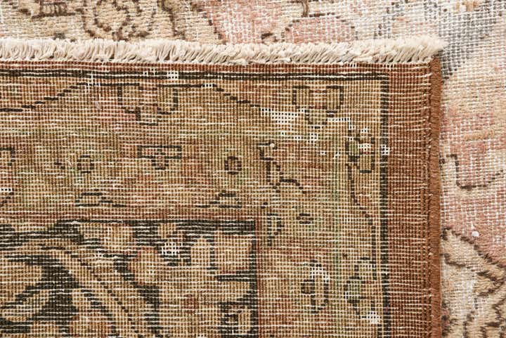 9' 8 x 13' Hand Knotted Ultra Vintage Persian Wool Rug