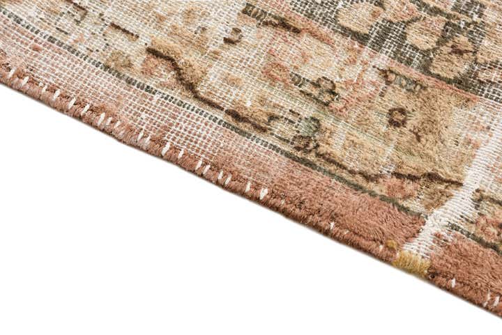 9' 8 x 13' Hand Knotted Ultra Vintage Persian Wool Rug