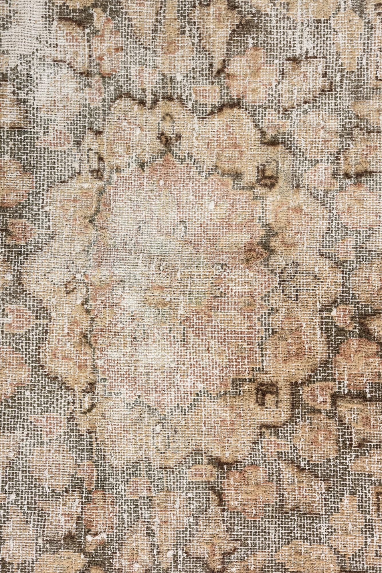 9' 8 x 13' Hand Knotted Ultra Vintage Persian Wool Rug