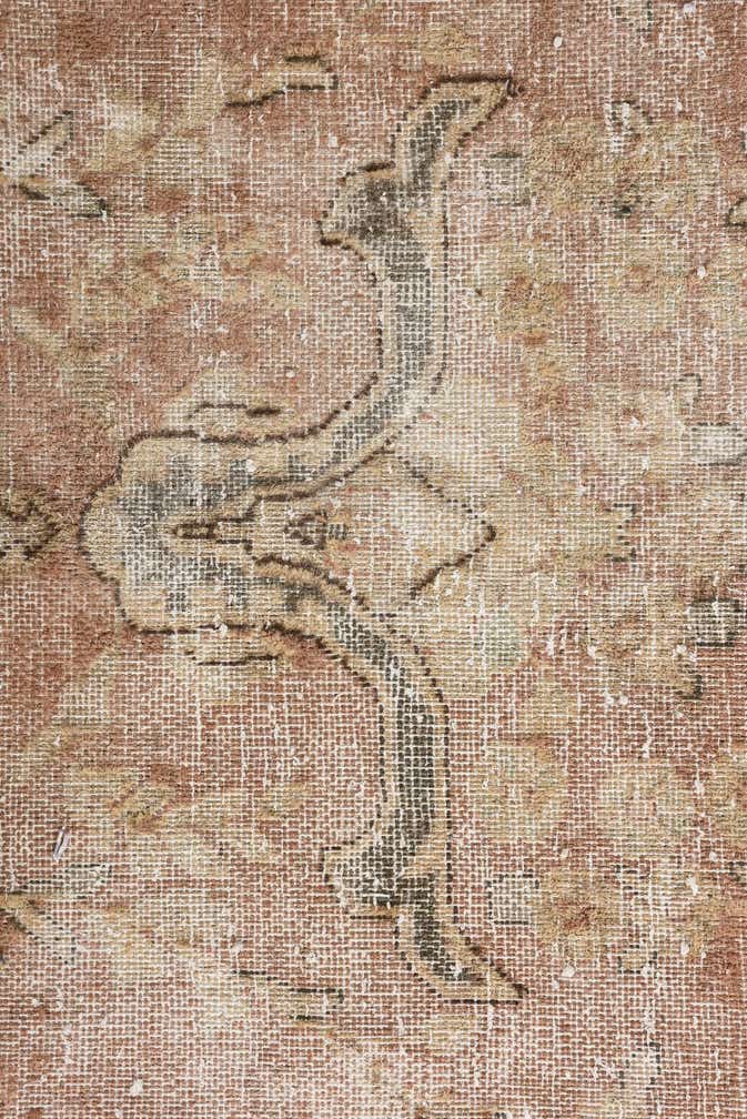 9' 8 x 13' Hand Knotted Ultra Vintage Persian Wool Rug