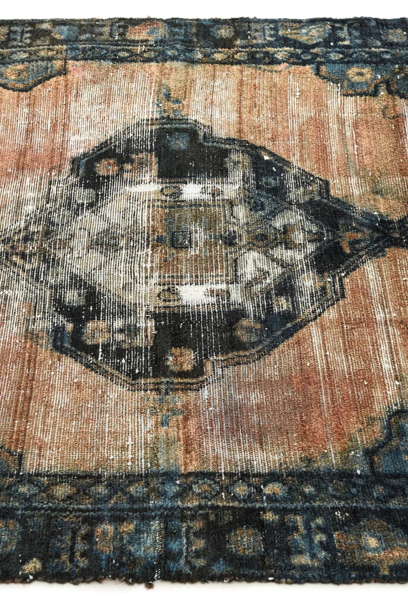 4' x 5' 9 Hand Knotted Ultra Vintage Persian Wool Rug