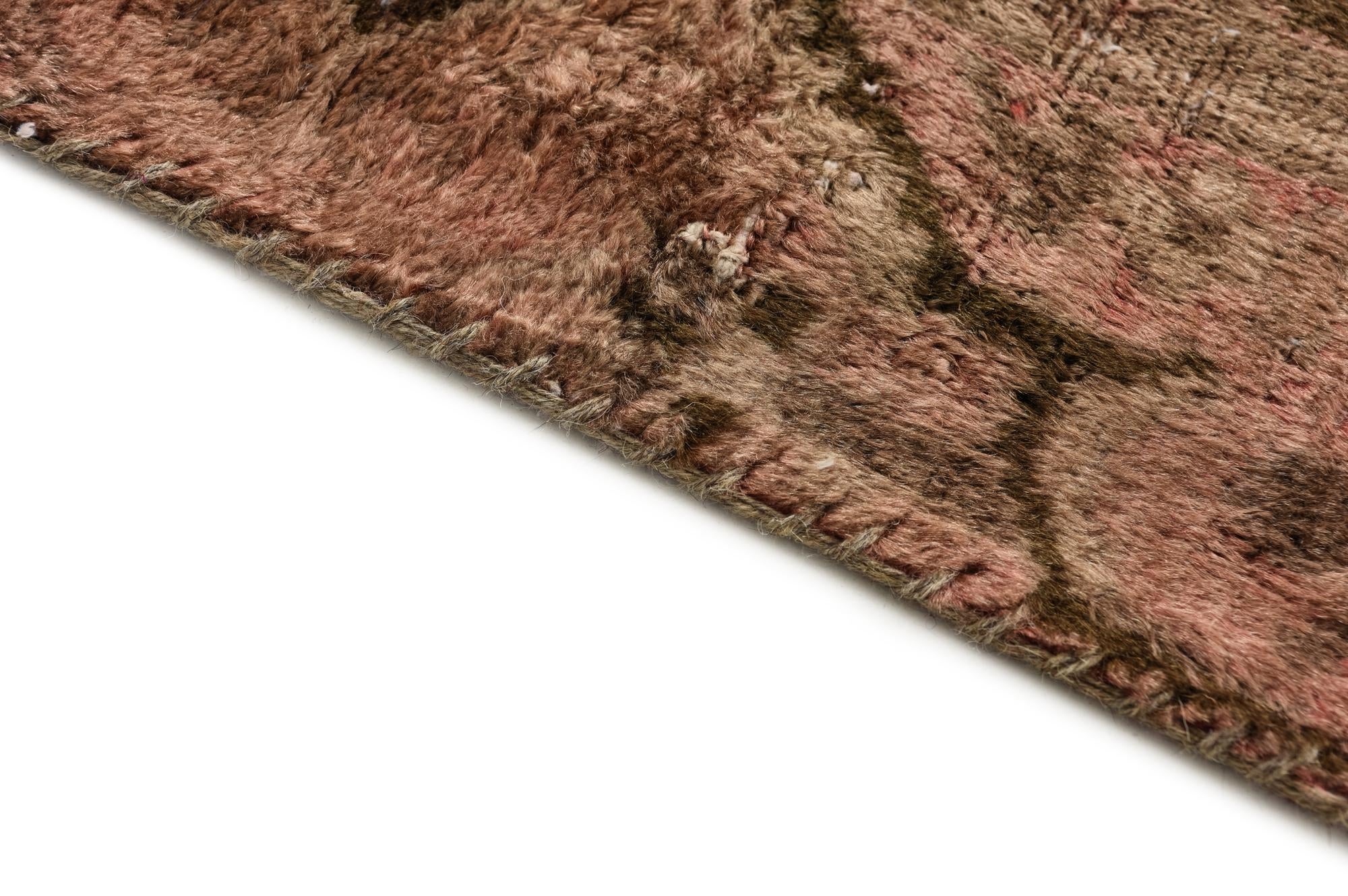 3' 7 x 4' 7 Hand Knotted Ultra Vintage Persian Wool Rug