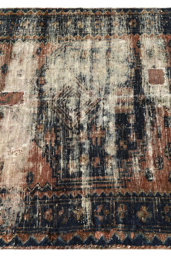 130cm x 195cm Handgeknüpft Ultra Vintage Persisch Wolle Teppich