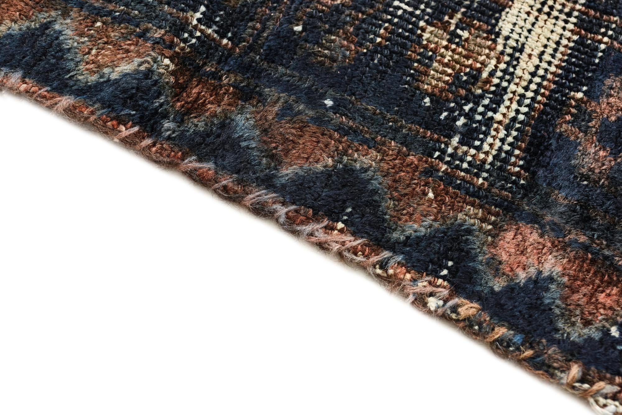 4' 3 x 6' 5 Hand Knotted Ultra Vintage Persian Wool Rug