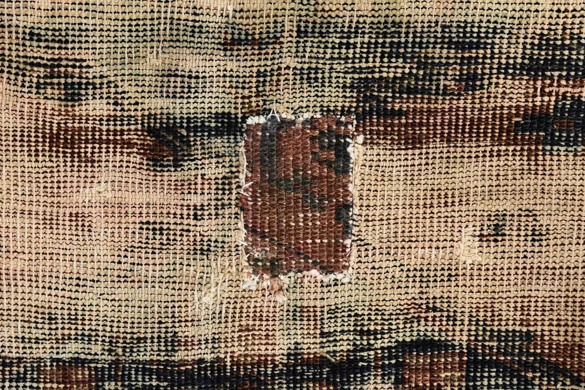 4' 3 x 6' 5 Hand Knotted Ultra Vintage Persian Wool Rug