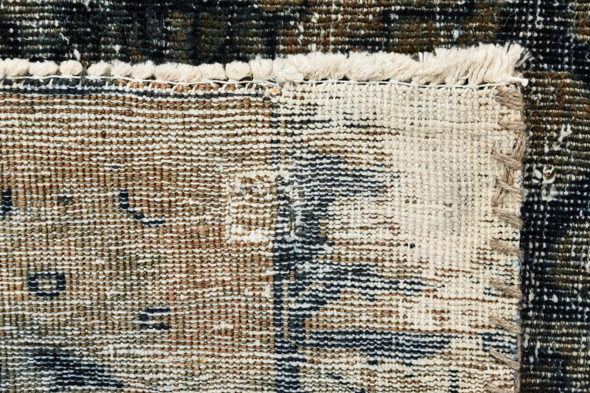 4' x 5' 10 Hand Knotted Ultra Vintage Persian Wool Rug