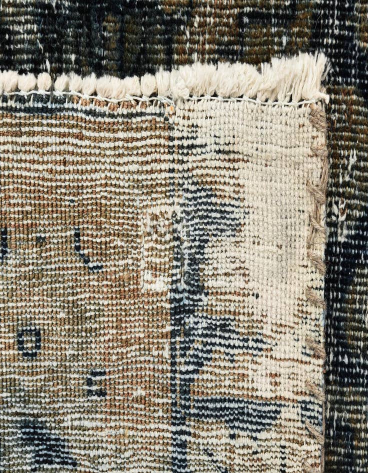 Detail image of 4' x 5' 10  Hand Knotted Ultra Vintage Persian Wool Rug