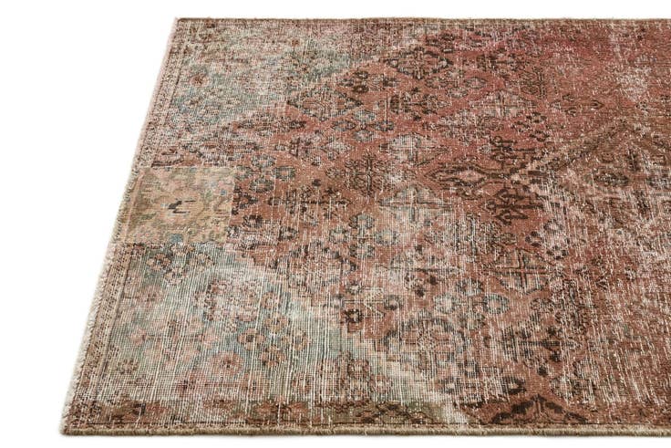 Detail image of 3' 6 x 6' Hand Knotted Ultra Vintage Persian Wool Rug