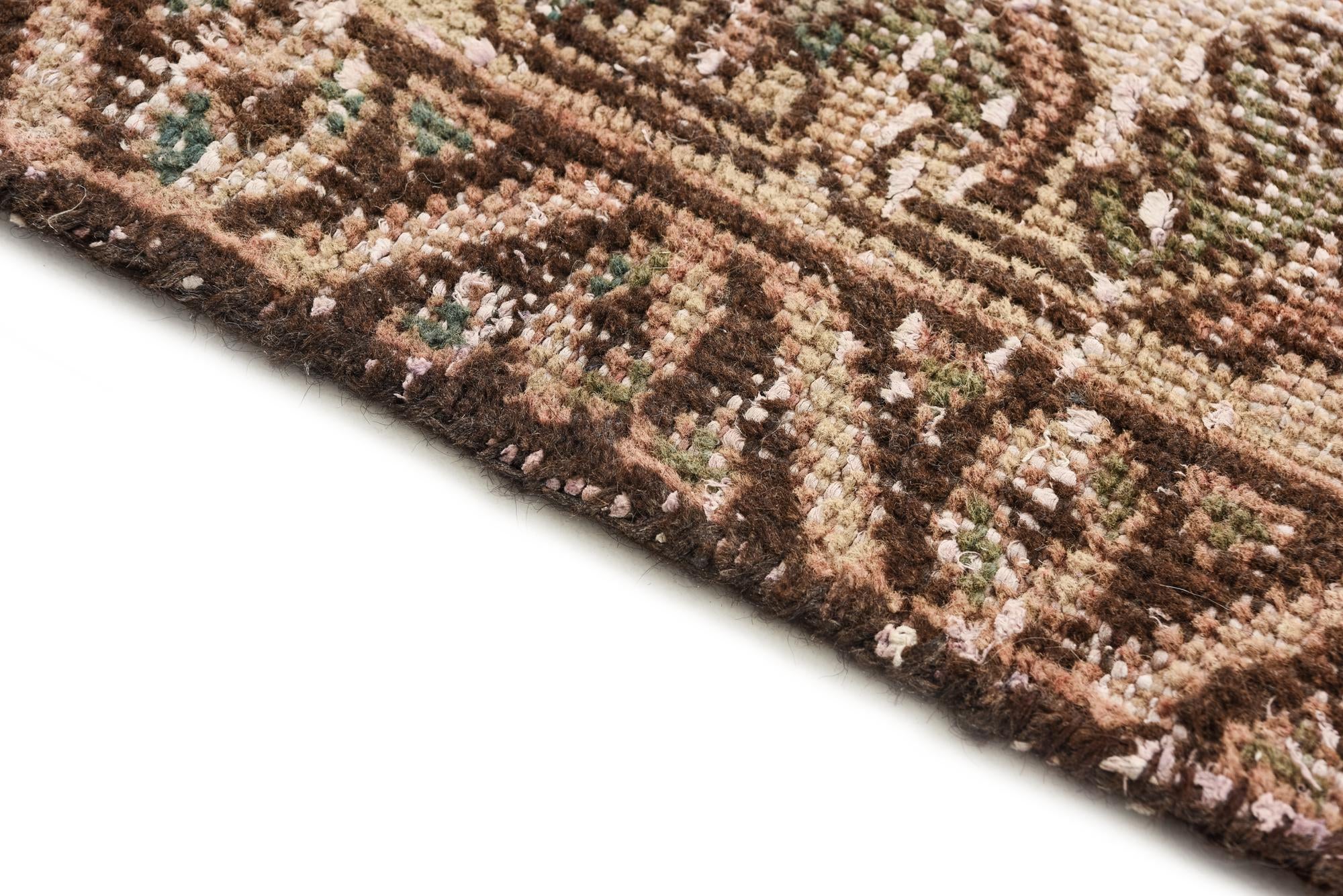 4' 7 x 6' 5 Hand Knotted Ultra Vintage Persian Wool Rug