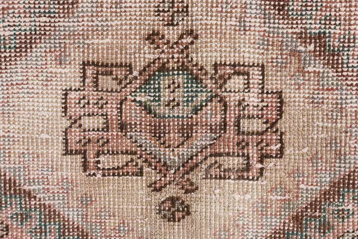 4' 7 x 6' 5 Hand Knotted Ultra Vintage Persian Wool Rug