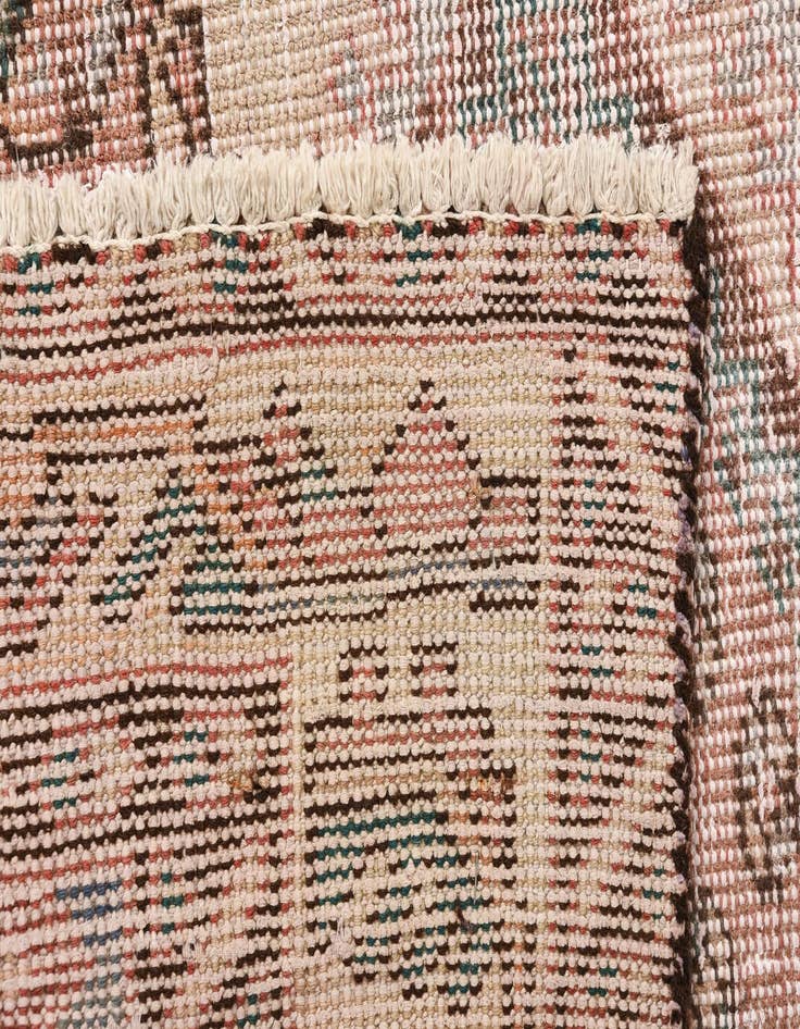 Detail image of 4' 7 x 6' 5  Hand Knotted Ultra Vintage Persian Wool Rug