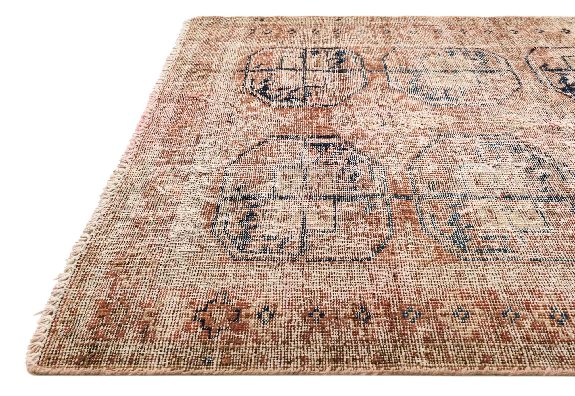 3' 5 x 5' 10 Hand Knotted Ultra Vintage Persian Wool Rug