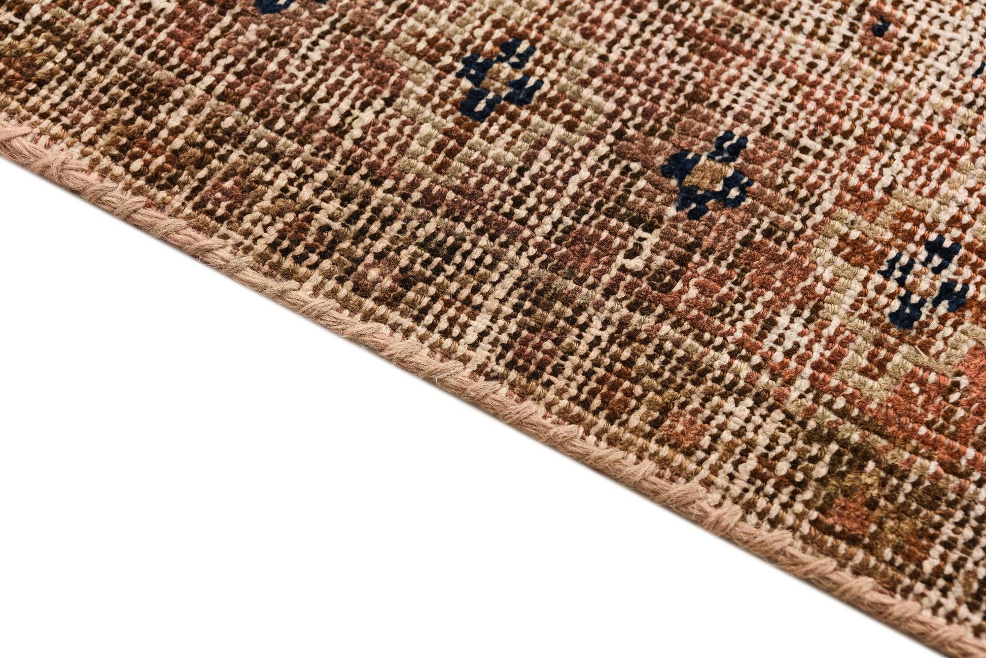 3' 5 x 5' 10 Hand Knotted Ultra Vintage Persian Wool Rug