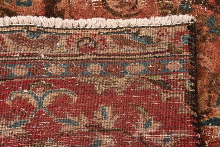 4' 3 x 5' Hand Knotted Ultra Vintage Persian Wool Rug
