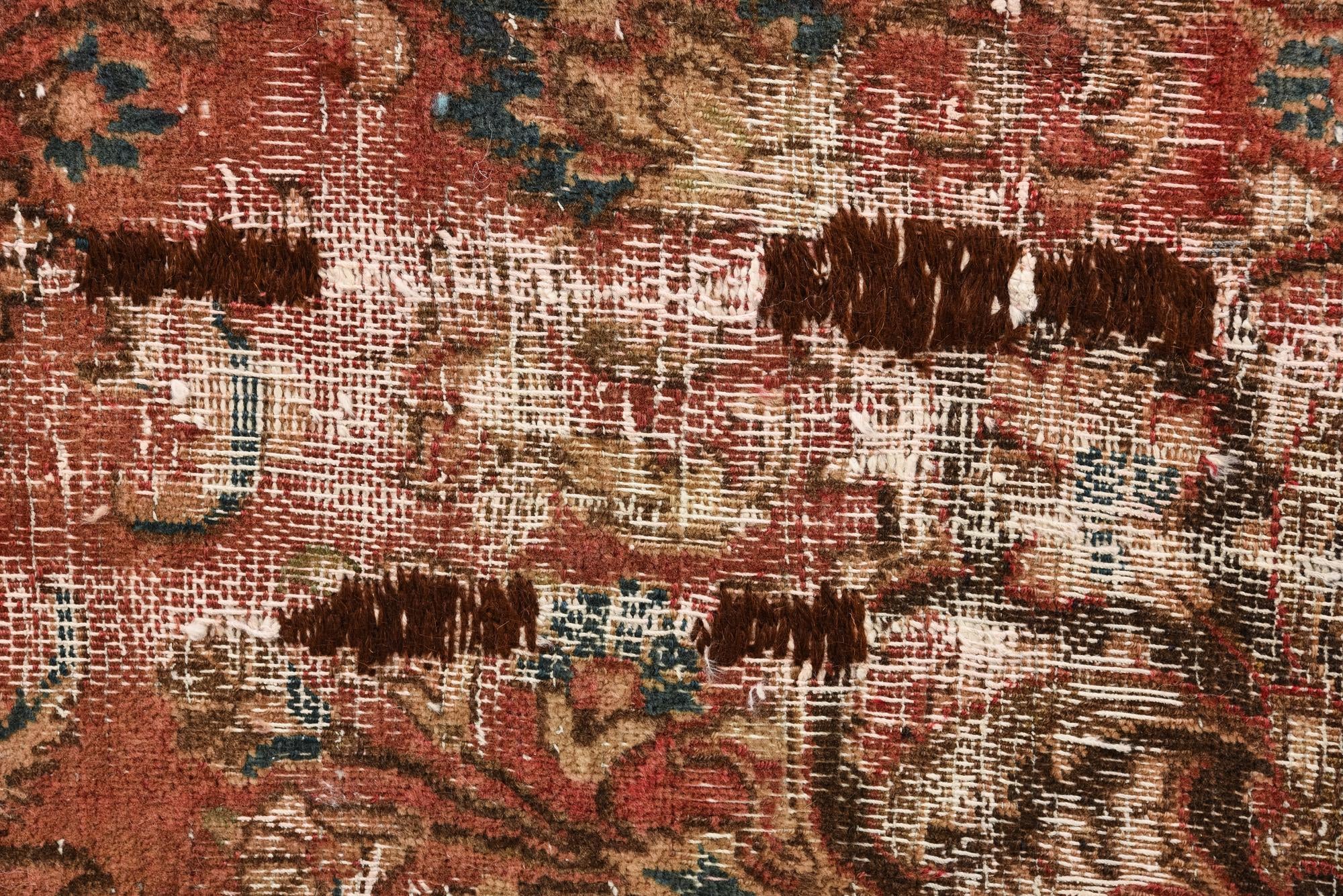 4' 3 x 5' Hand Knotted Ultra Vintage Persian Wool Rug