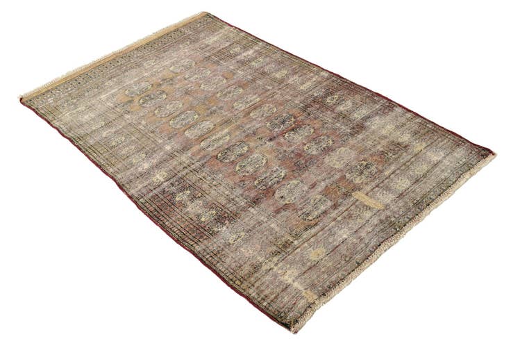 Detail image of 3' x 5' Hand Knotted Ultra Vintage Persian Wool Rug