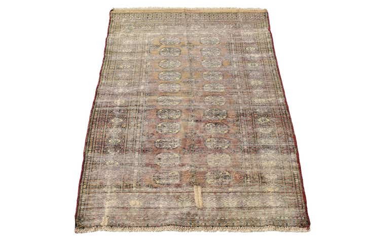 3' x 5' Hand Knotted Ultra Vintage Persian Wool Rug