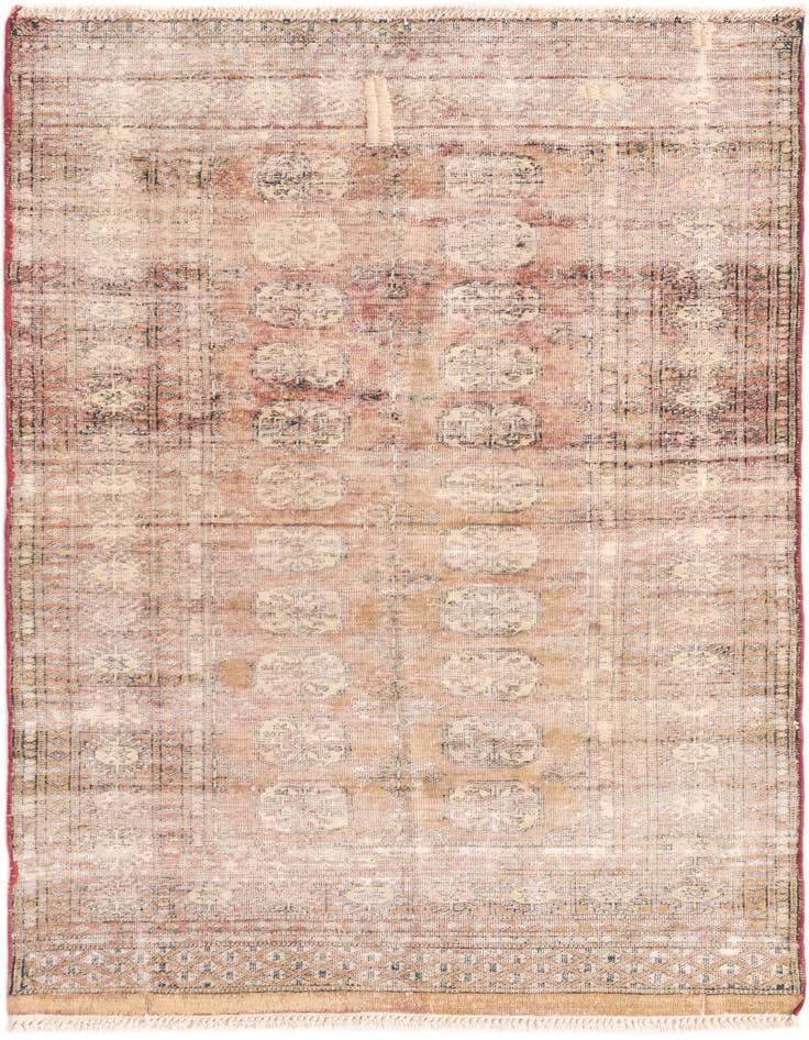 Detail image of 3' x 5' Hand Knotted Ultra Vintage Persian Wool Rug