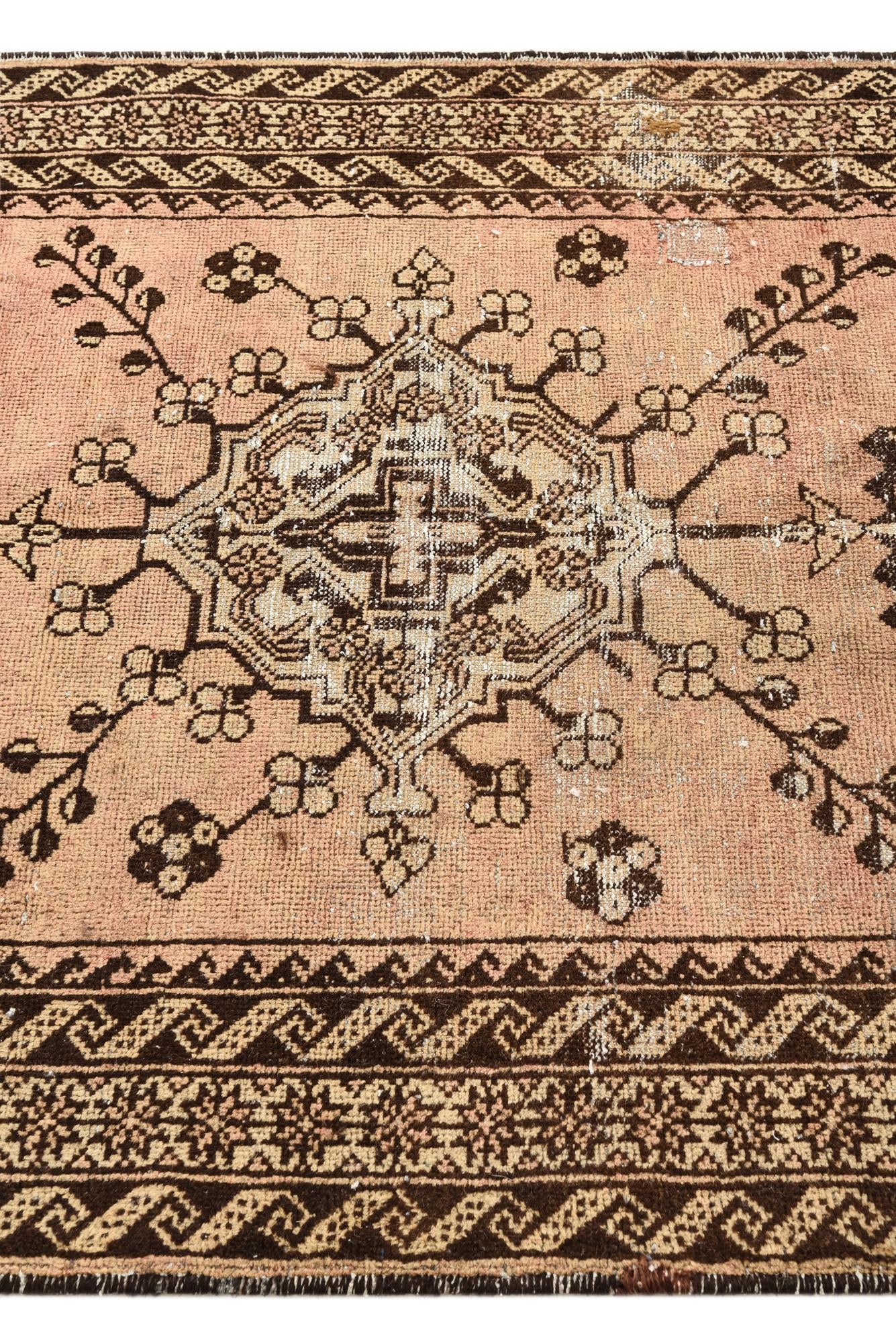 4' x 6' 4 Hand Knotted Ultra Vintage Persian Wool Rug