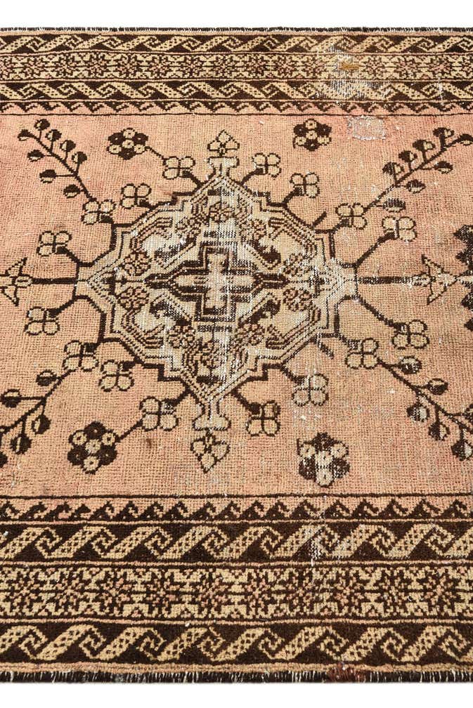 4' x 6' 4 Hand Knotted Ultra Vintage Persian Wool Rug