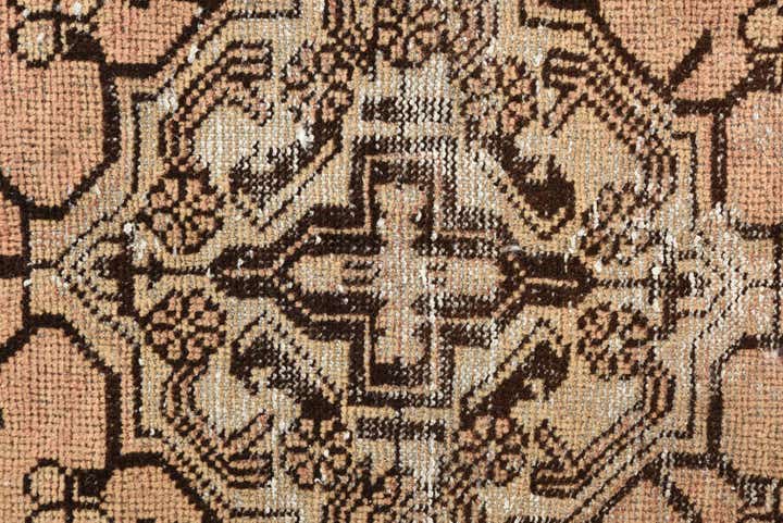 4' x 6' 4 Hand Knotted Ultra Vintage Persian Wool Rug