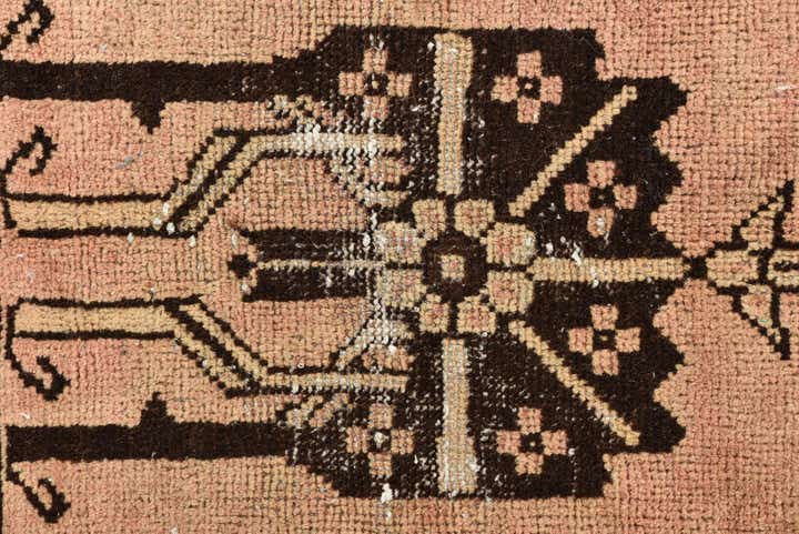 4' x 6' 4 Hand Knotted Ultra Vintage Persian Wool Rug