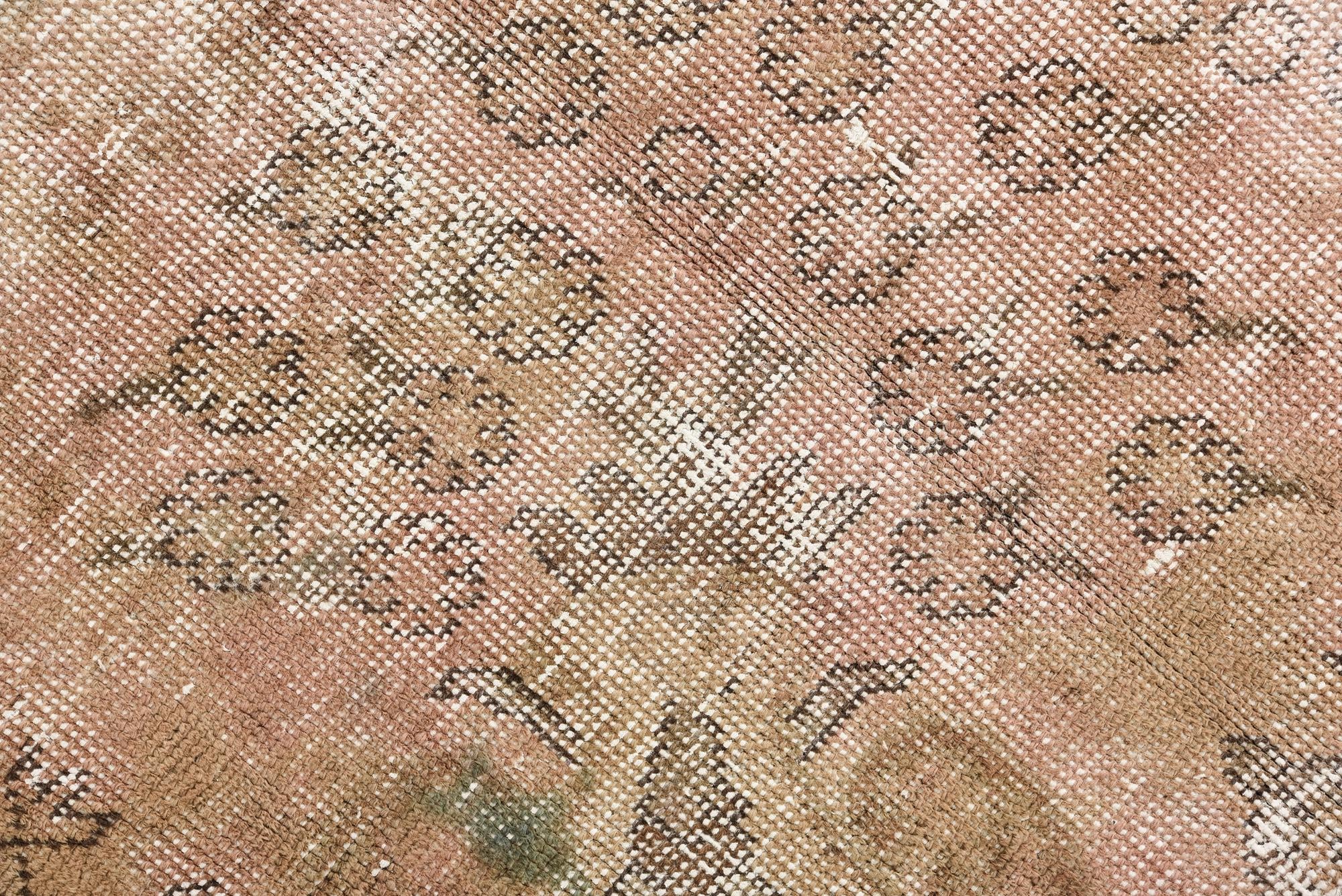 7' 10 x 11' Hand Knotted Ultra Vintage Persian Wool Rug