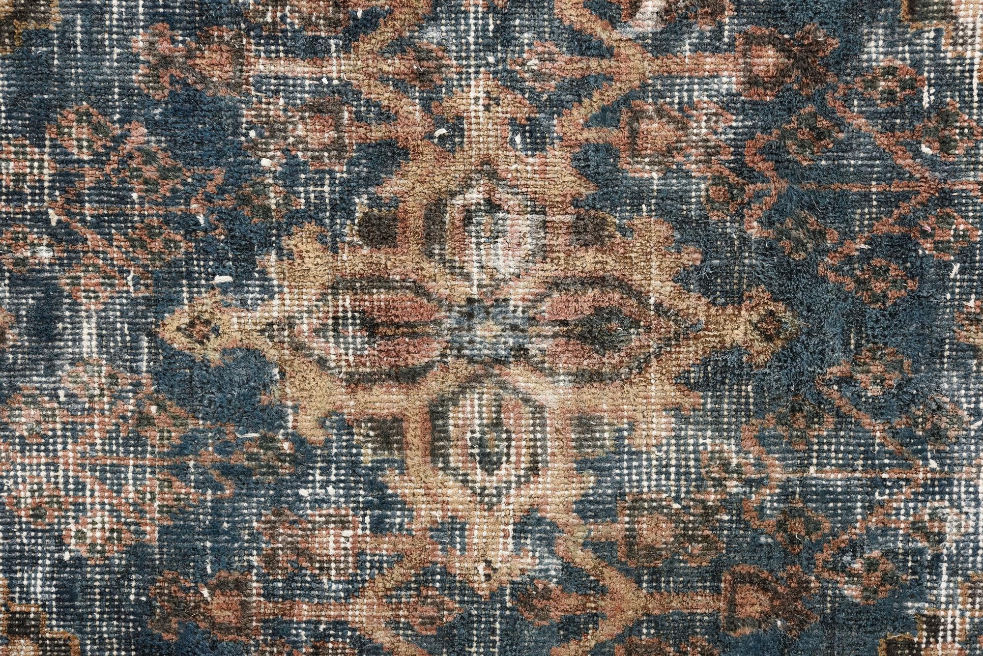 9' 1 x 12' 2 Hand Knotted Ultra Vintage Persian Wool Rug