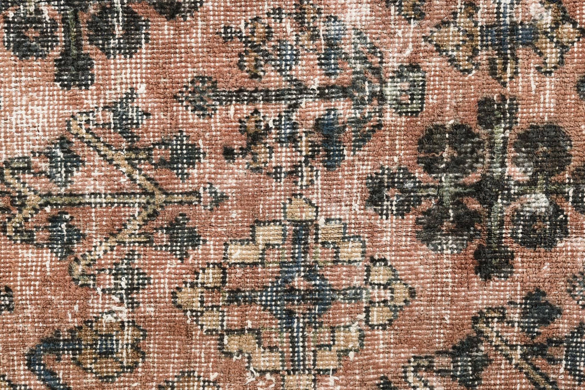 9' 1 x 12' 2 Hand Knotted Ultra Vintage Persian Wool Rug