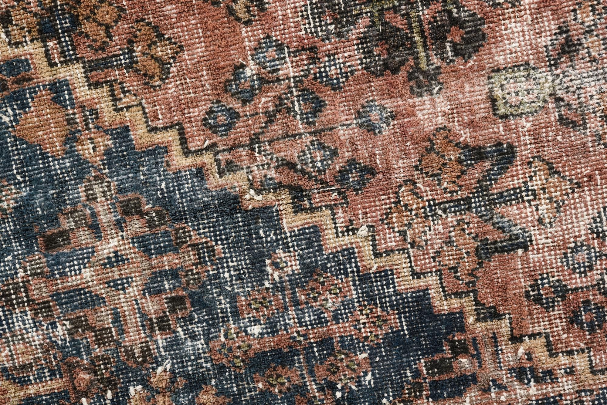 9' 1 x 12' 2 Hand Knotted Ultra Vintage Persian Wool Rug