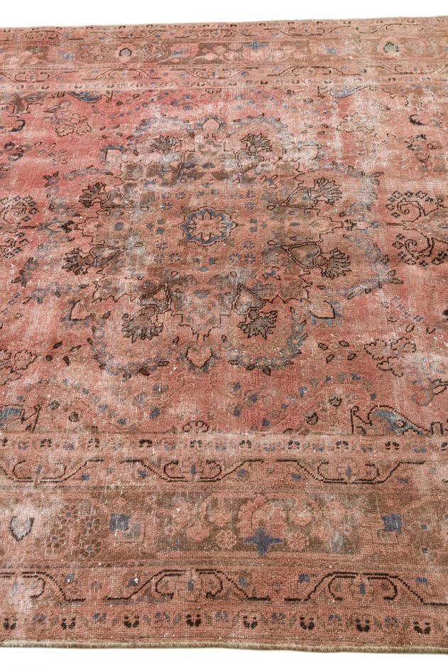 Detailansicht von 200cm x 290cm Handgeknüpft Ultra Vintage Persisch Wolle Teppich