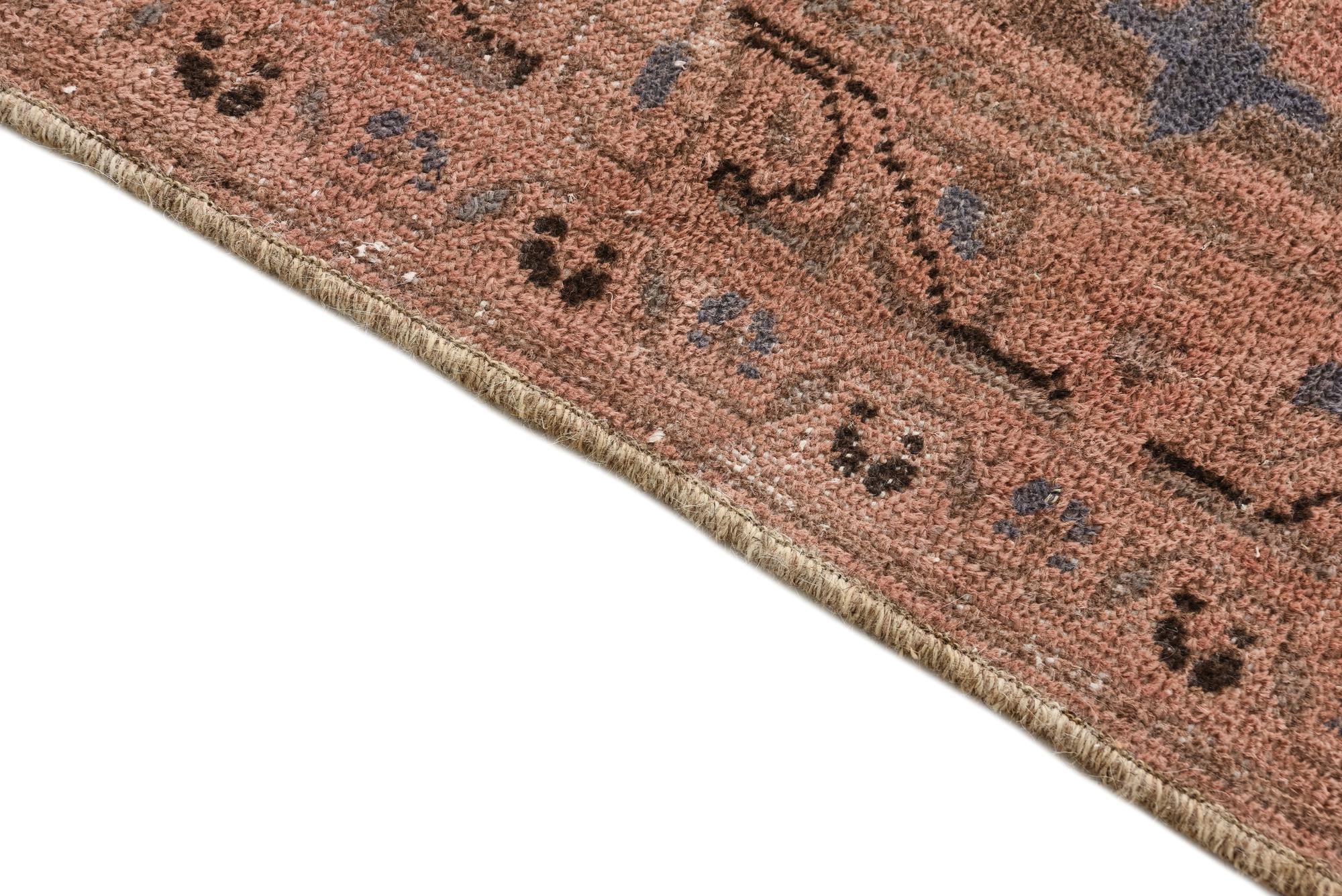 6' 6 x 9' 6 Hand Knotted Ultra Vintage Persian Wool Rug