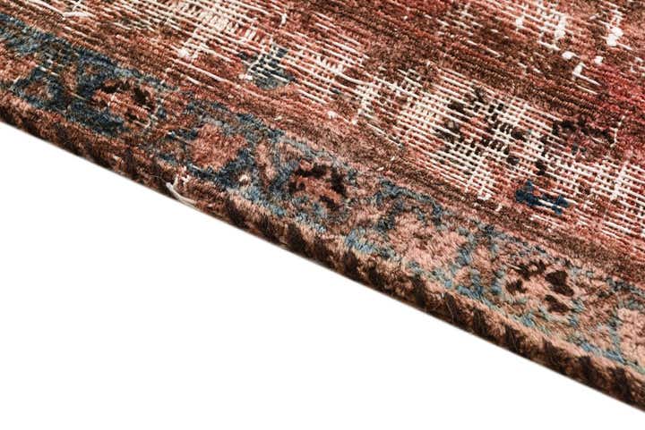 6' 2 x 9' 10 Hand Knotted Ultra Vintage Persian Wool Rug