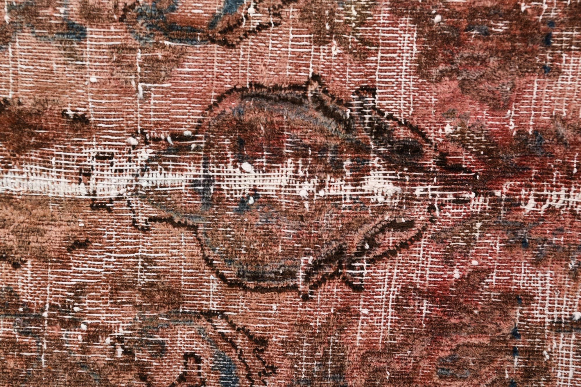 6' 2 x 9' 10 Hand Knotted Ultra Vintage Persian Wool Rug
