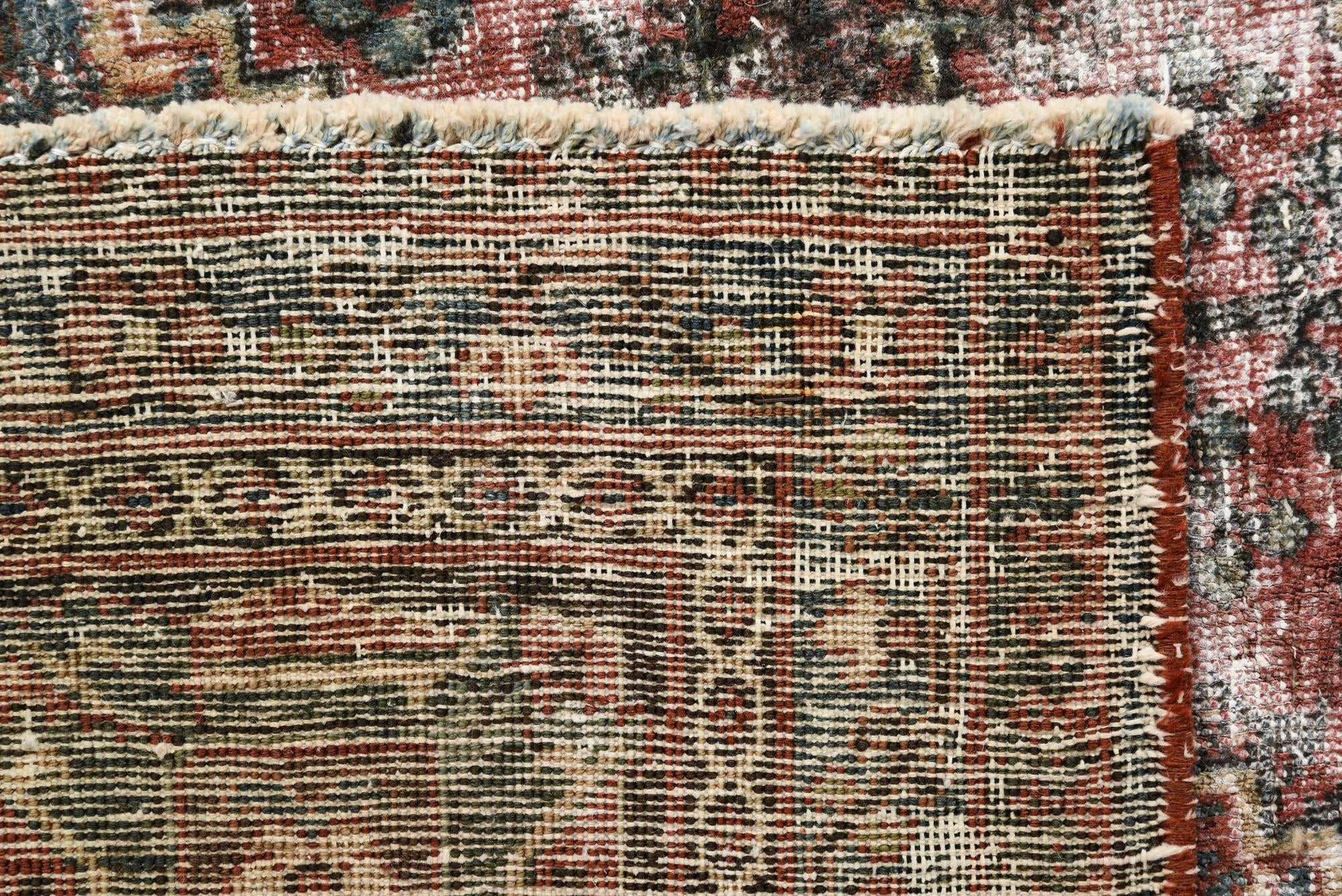 9' x 12' 1 Hand Knotted Ultra Vintage Persian Wool Rug