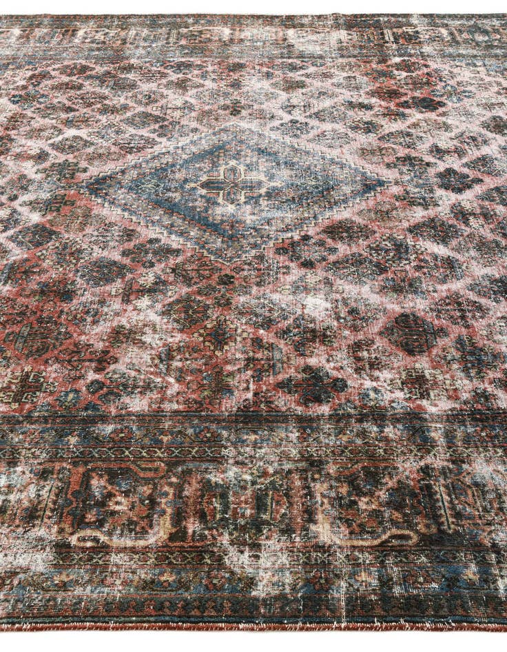 Detail image of 9' x 12' 1  Hand Knotted Ultra Vintage Persian Wool Rug