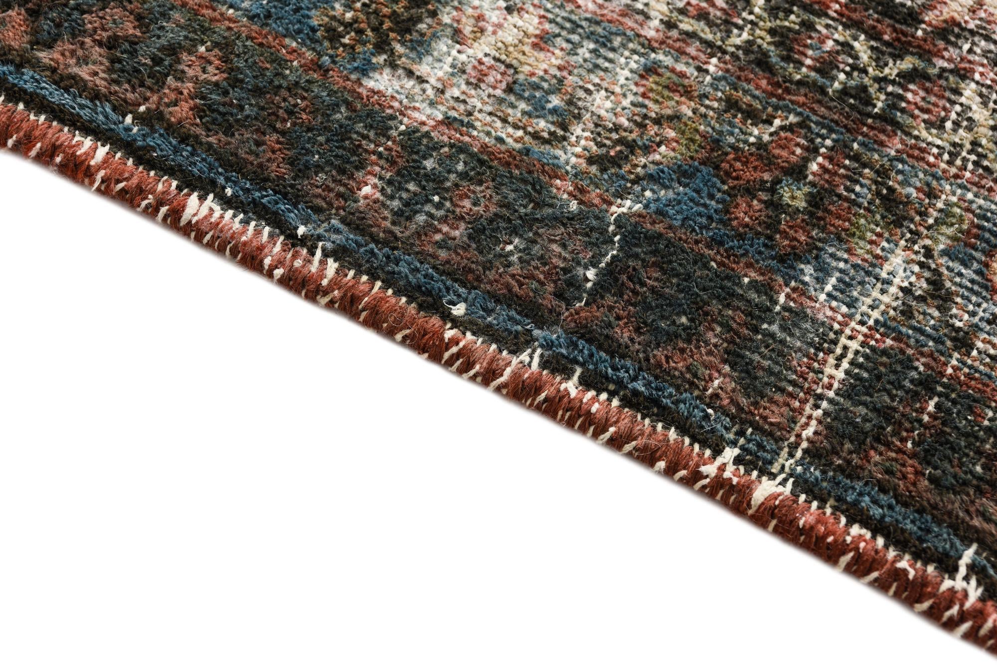 9' x 12' 1 Hand Knotted Ultra Vintage Persian Wool Rug