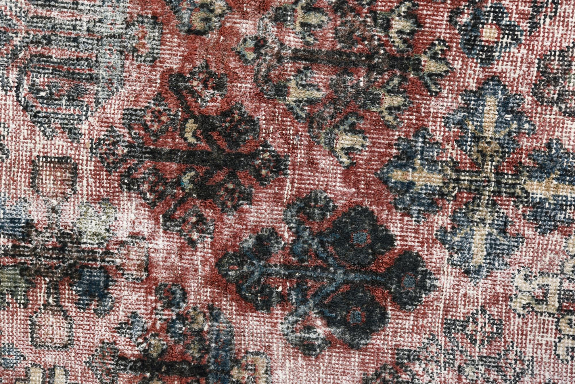 9' x 12' 1 Hand Knotted Ultra Vintage Persian Wool Rug