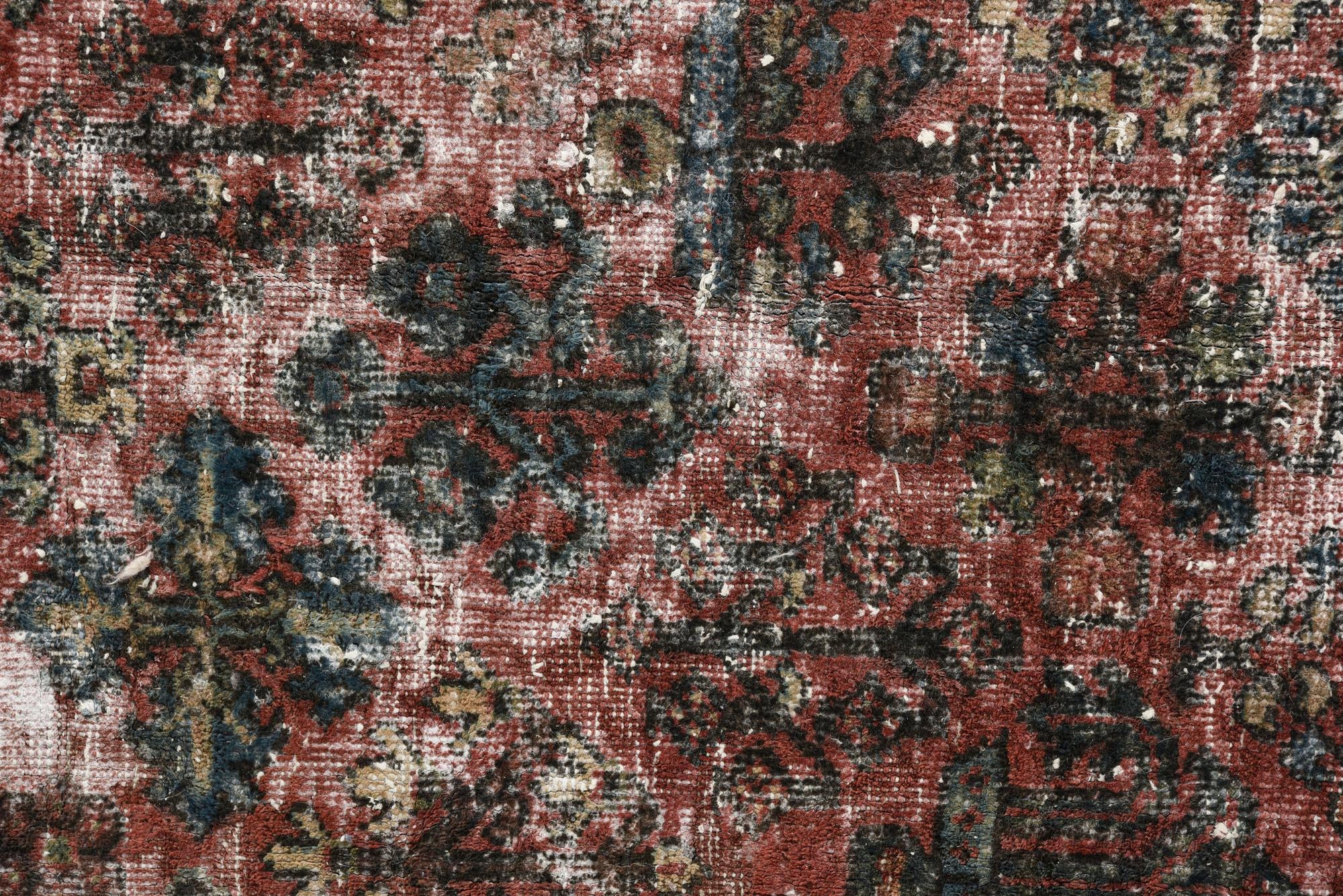 9' x 12' 1 Hand Knotted Ultra Vintage Persian Wool Rug