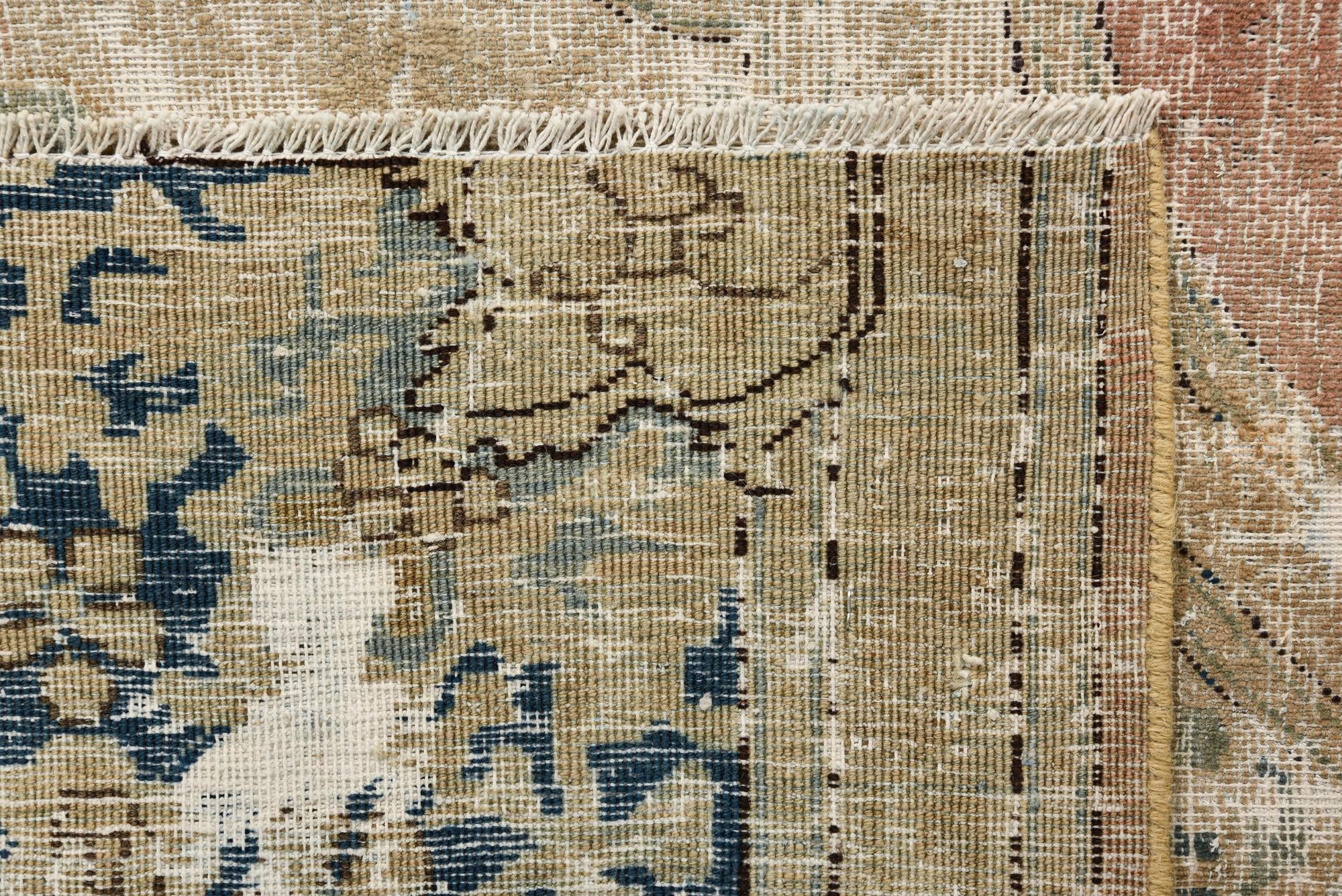 8' 9 x 11' 6 Hand Knotted Ultra Vintage Persian Wool Rug