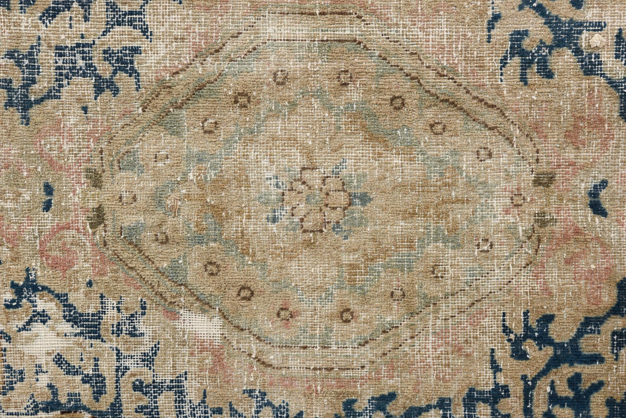 8' 9 x 11' 6 Hand Knotted Ultra Vintage Persian Wool Rug