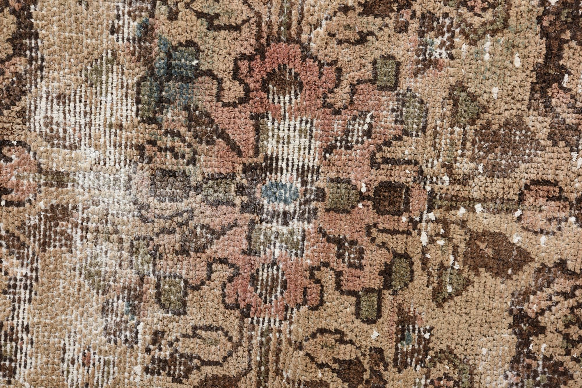8' 2 x 11' 9 Hand Knotted Ultra Vintage Persian Wool Rug