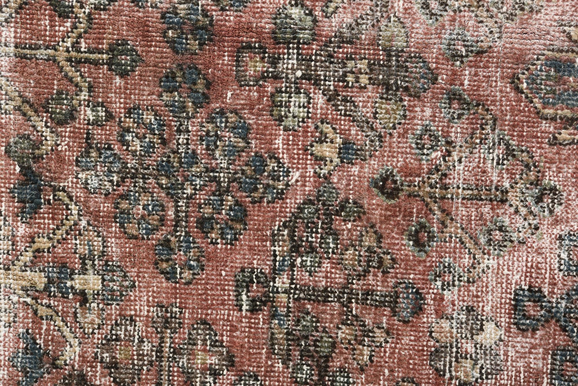 7' 3 x 10' 4 Hand Knotted Ultra Vintage Persian Wool Rug