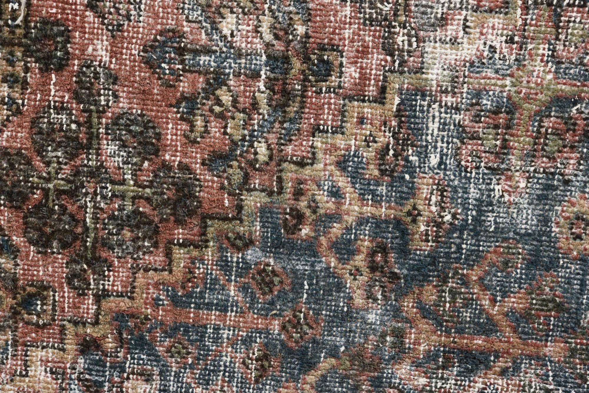 7' 3 x 10' 4 Hand Knotted Ultra Vintage Persian Wool Rug