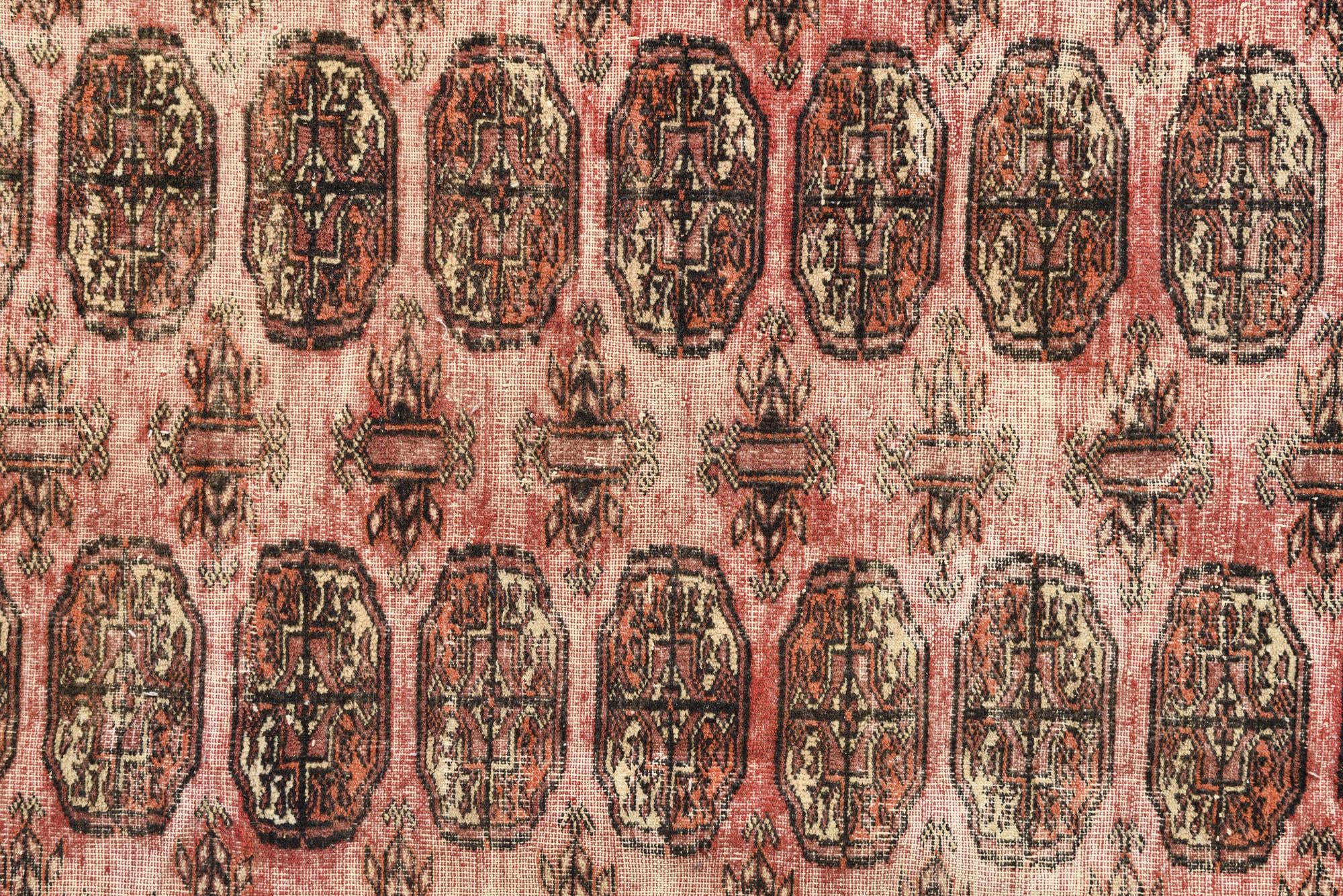 6' 10 x 8' 7 Hand Knotted Ultra Vintage Persian Wool Rug