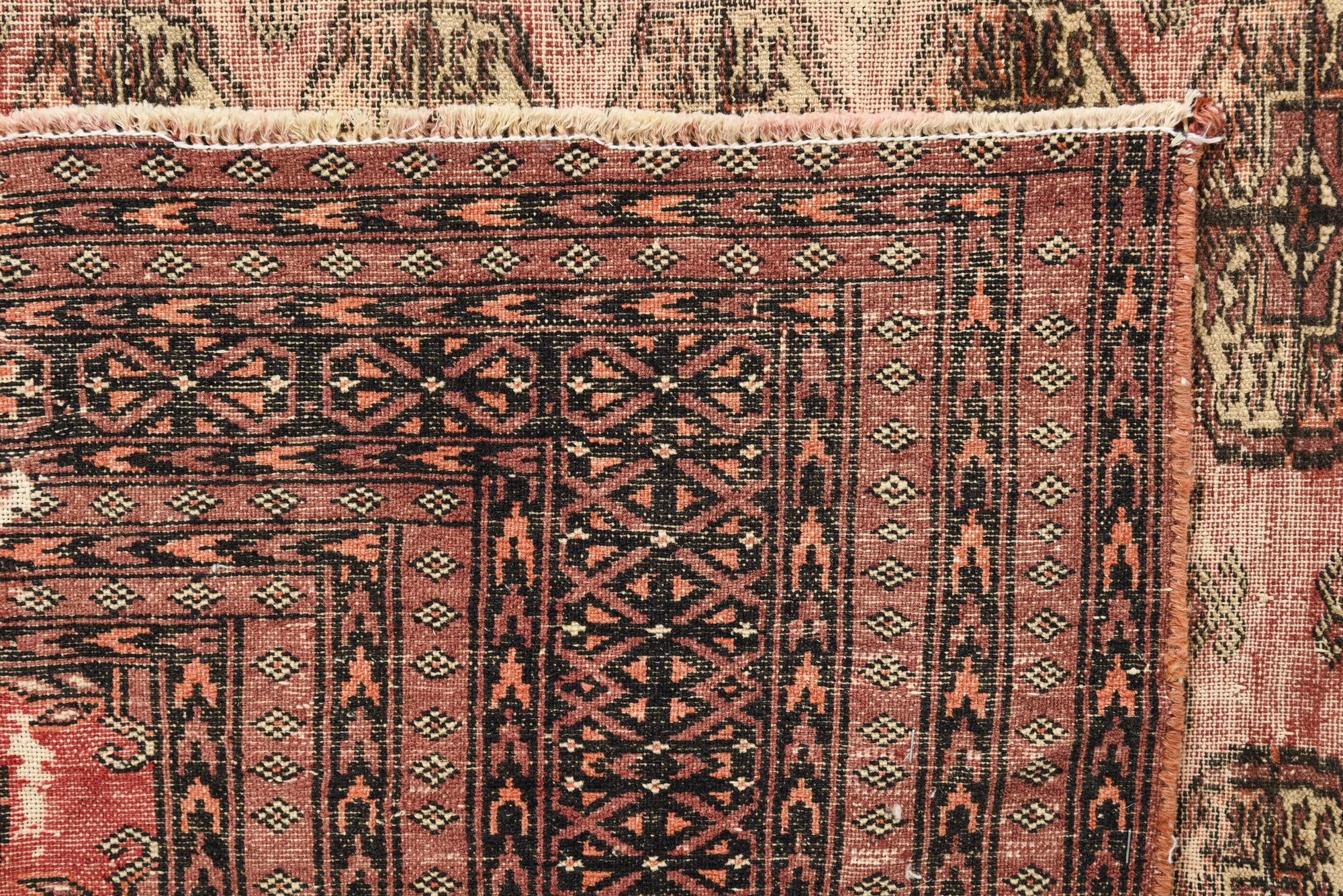 6' 10 x 8' 7 Hand Knotted Ultra Vintage Persian Wool Rug