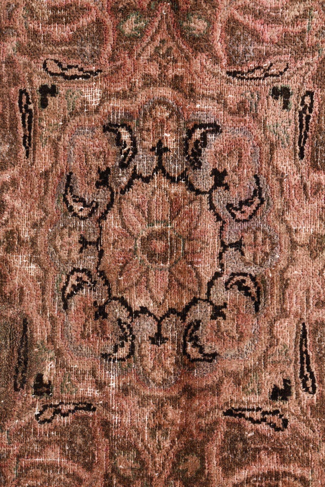 6' 9 x 10' Hand Knotted Ultra Vintage Persian Wool Rug