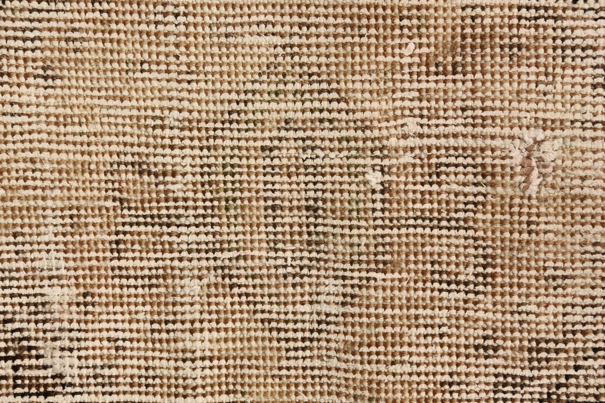 4' 4 x 6' 3 Hand Knotted Ultra Vintage Persian Wool Rug