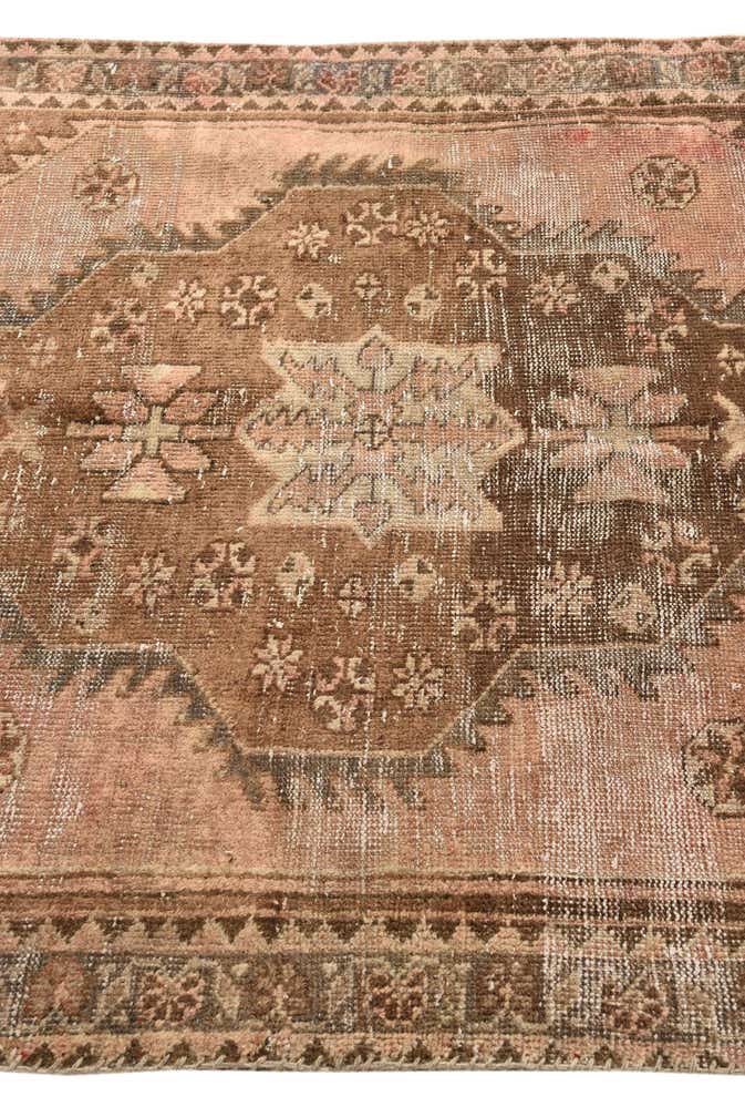 4' x 6' 10 Hand Knotted Ultra Vintage Persian Wool Rug
