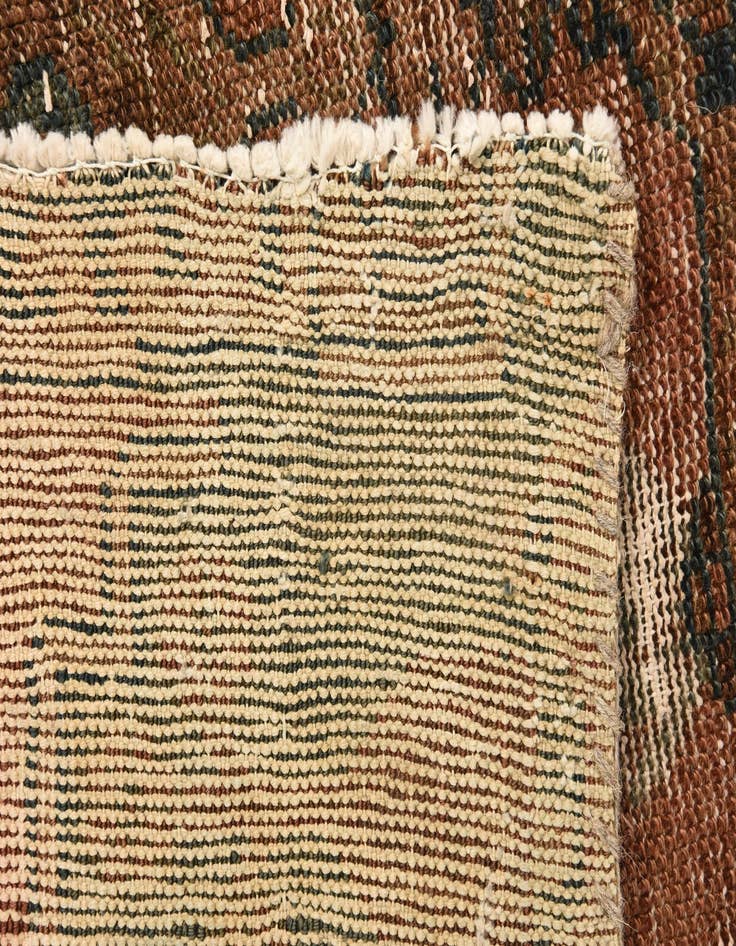Detail image of 4' 6 x 6' 3  Hand Knotted Ultra Vintage Persian Wool Rug